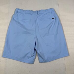 Good Good Fighting For Par Golf Shorts Light Blue Mens 32 Waist Polyester